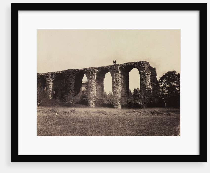 Roman Aqueduct, Beaunant, France, c. 1857 by F. Chabrol