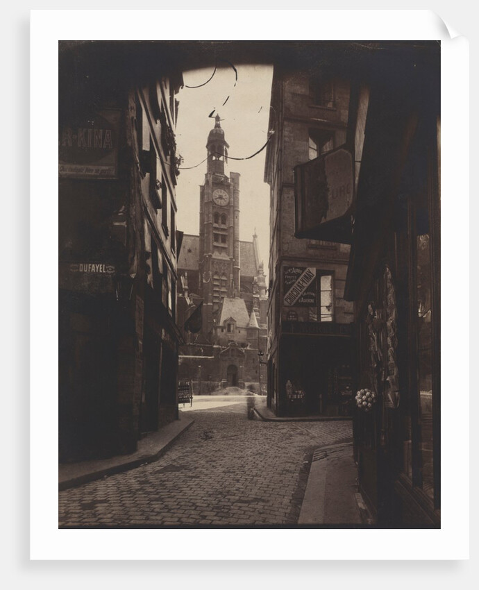 Rue de la Montagne-Sainte-Geneviève, 1898 by Eugène Atget