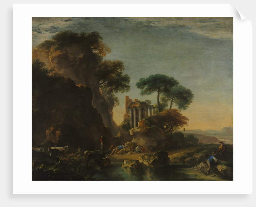 Ruins in a Rocky Landscape, c. 1640 by Salvator Rosa