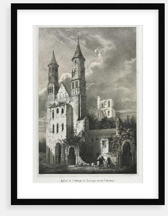 Ruins of the Abbey of Jumièges by Jean Truchot
