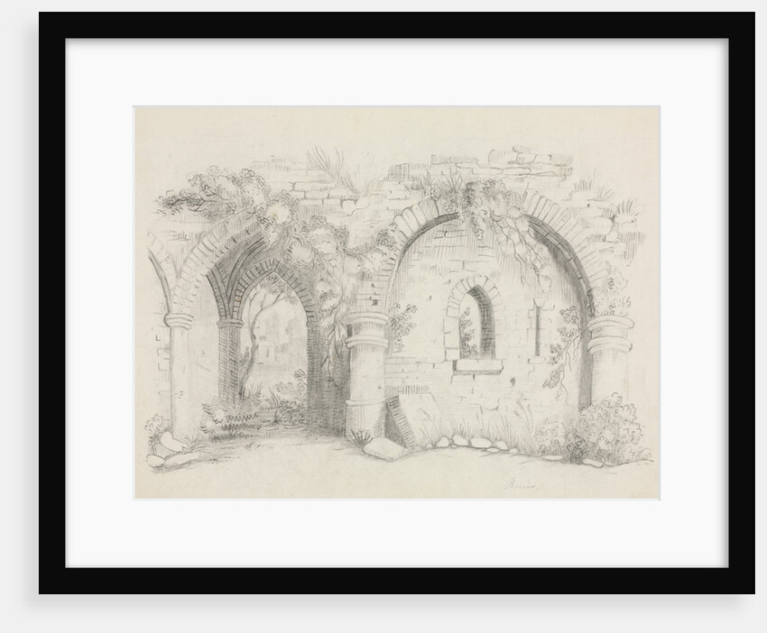Ruins, about 1840 by Mary Altha Nims