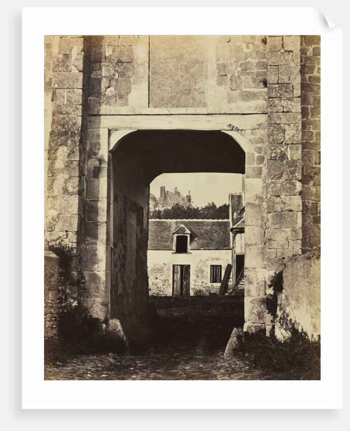 Rural Estate Seen Through Archway, 1860s by André Philippe Régnier