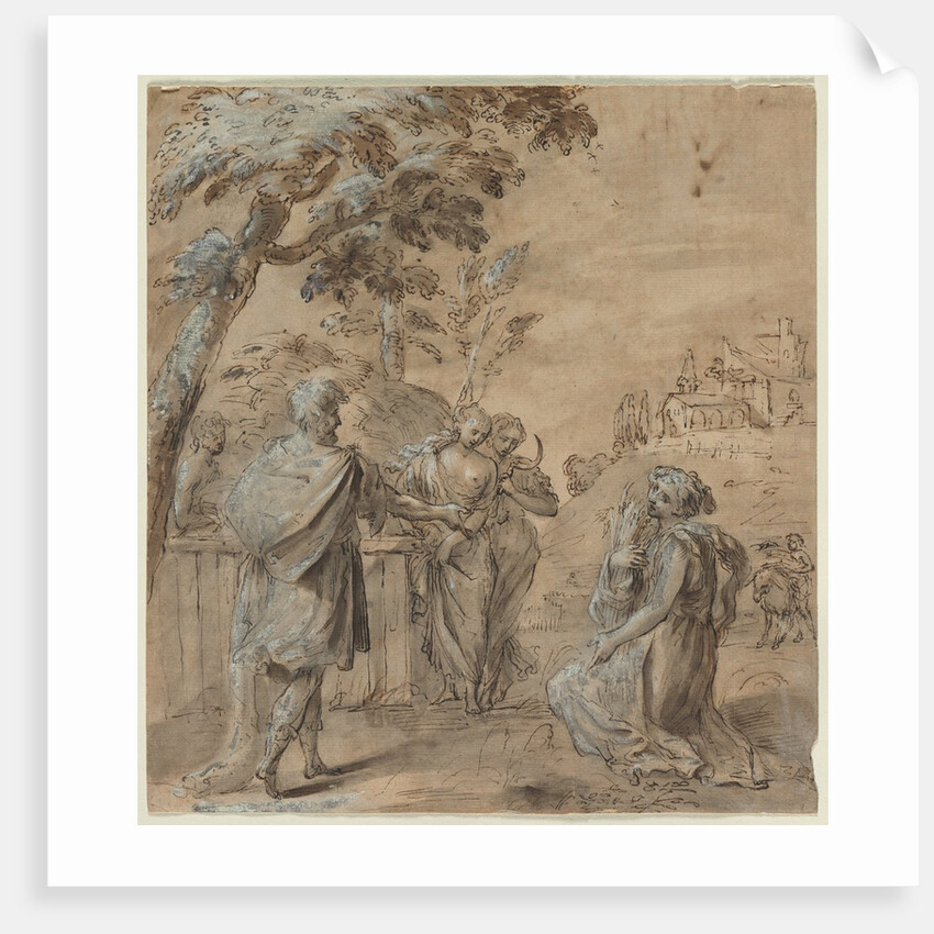 Ruth and Boaz The Fall of Simon Magus, 1600s by Unknown