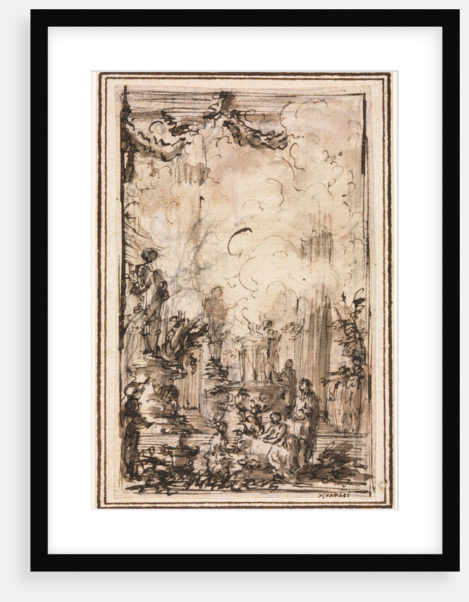 Sacrificial Offering in a Temple, after 1750 by Giovanni Battista Piranesi
