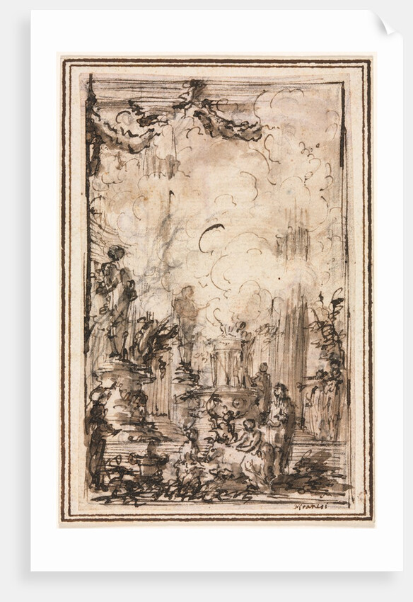 Sacrificial Offering in a Temple, after 1750 by Giovanni Battista Piranesi