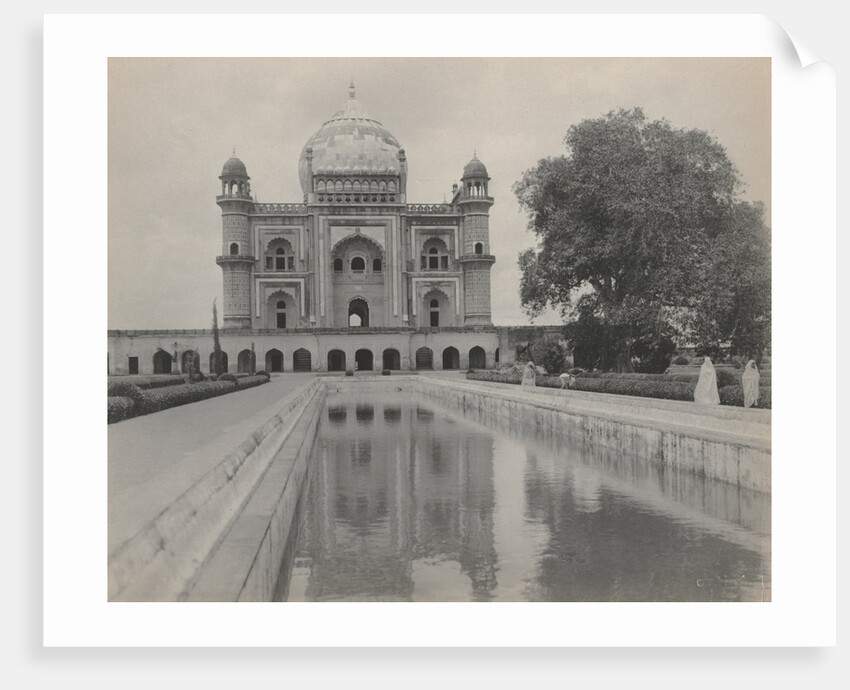 Saftar Jung Tomb, Delhi, c. 1890s by A. W. A. Plâté Studio
