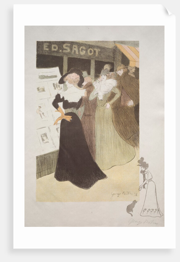 Sagot's Gallery, 1898 by Georges Alfred Bottini; Edmond D. Sagot