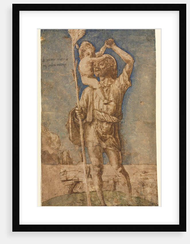 Saint Christopher, c.1500 by Andrea Mantegna