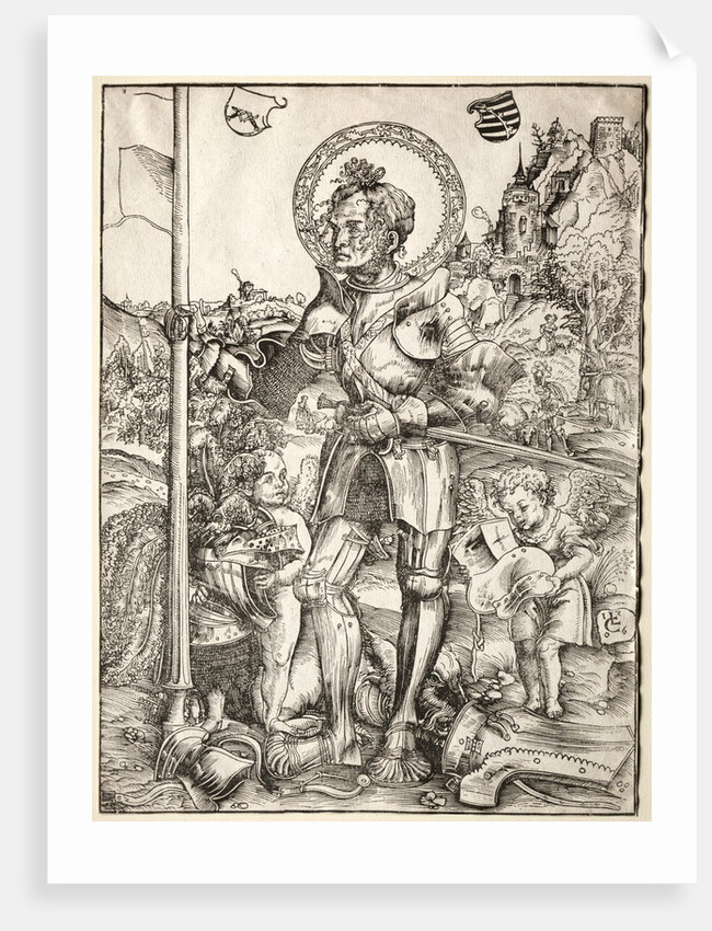 Saint George Standing, 1506 by Lucas Cranach