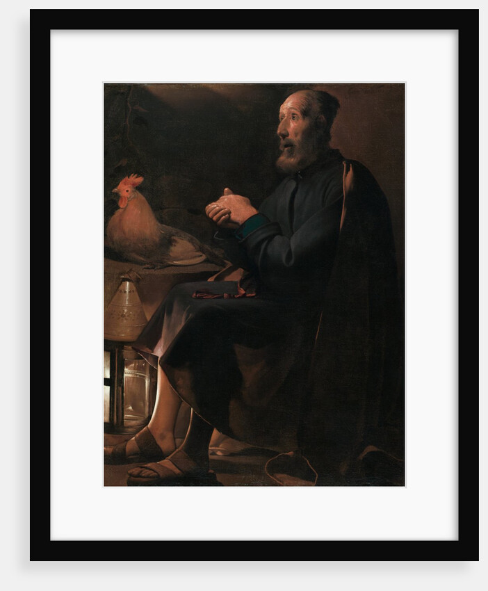 Saint Peter Repentant, 1645 by Georges de La Tour