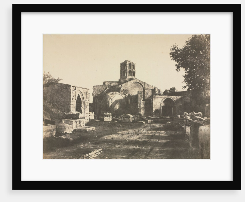 Saint-Honorat, Prés dArles, 1853 by Édouard Baldus
