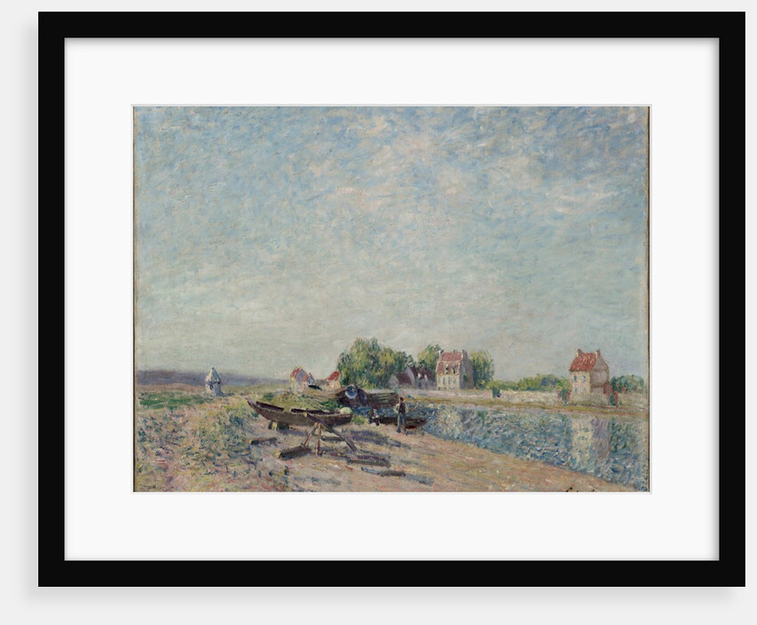 Saint-Mammès, Loing Canal, 1885 by Alfred Sisley