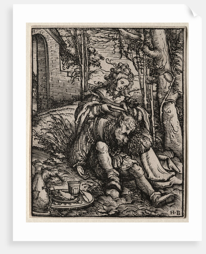 Samson and Delilah, 1519 by Hans Burgkmair