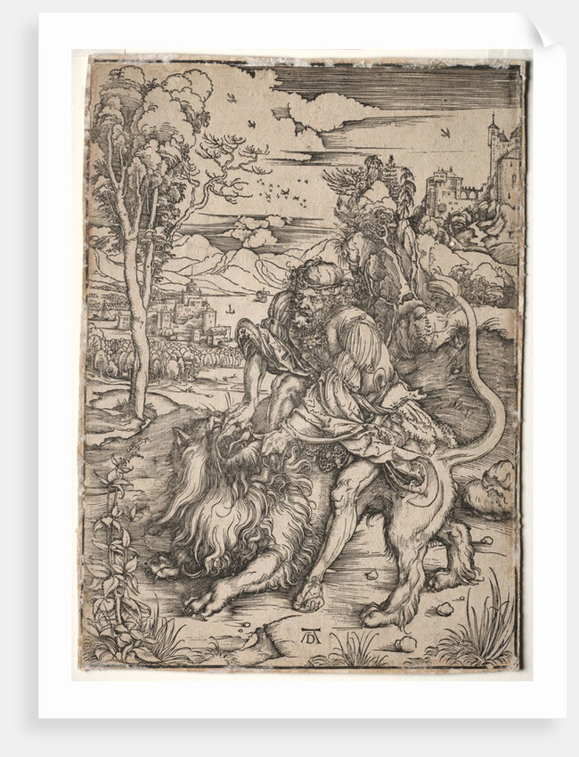 Samson Killing the Lion, c. 1496-1497 by Albrecht Dürer