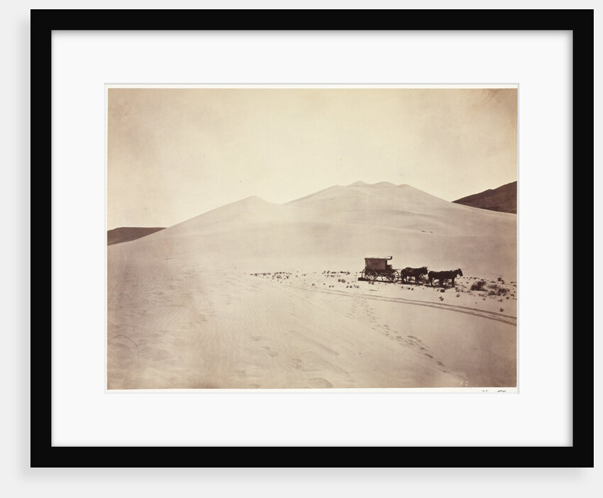Sand Dunes, Carson Desert, Nevada, 1867 by Timothy H. O'Sullivan