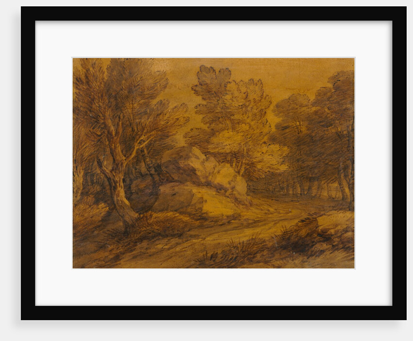 Scene with a Road Winding through a Wood, c. 1770 by Thomas Gainsborough