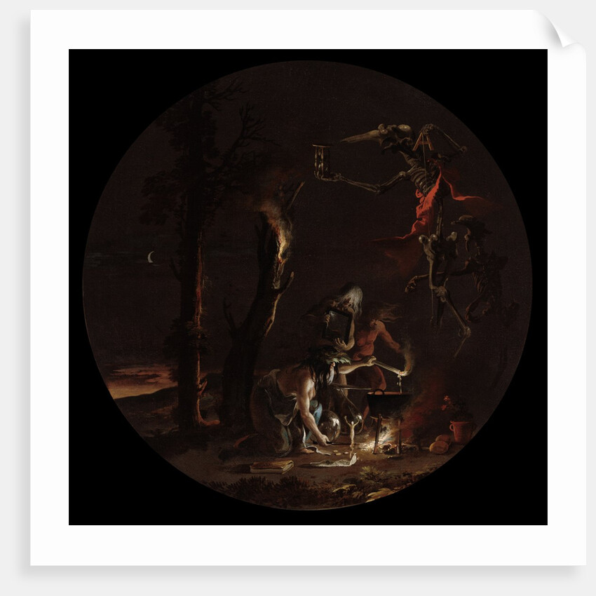 Scenes of Witchcraft: Evening, c. 1645-1649 by Salvator Rosa