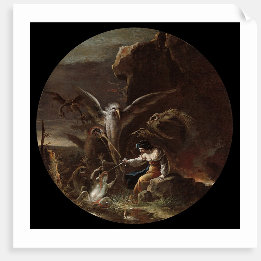 Scenes of Witchcraft: Morning, c. 1645-1649 by Salvator Rosa