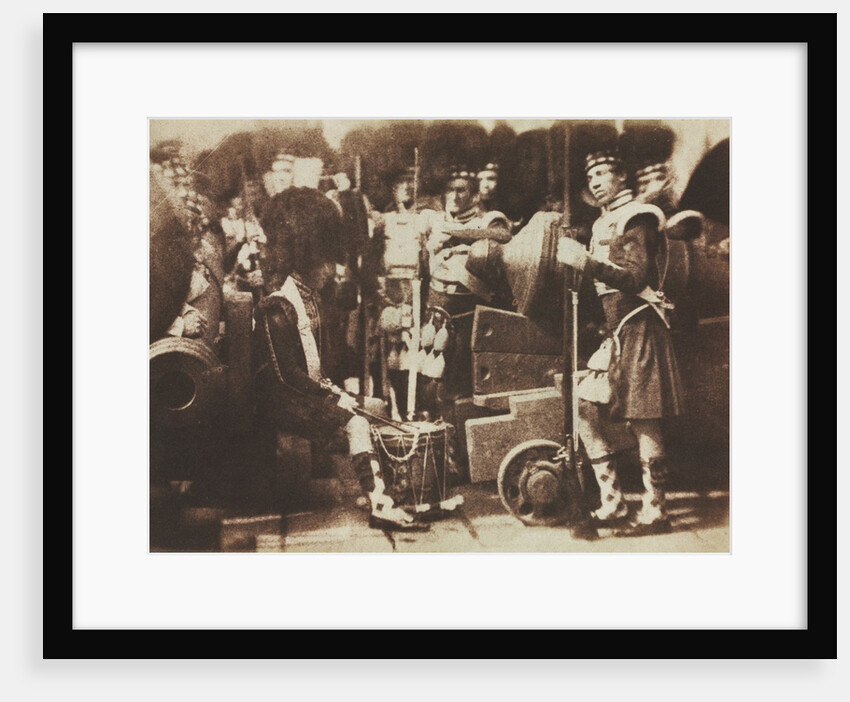 Scots Guards at Edinburgh Castle, 1846 by David Octavius Hill; Robert Adamson