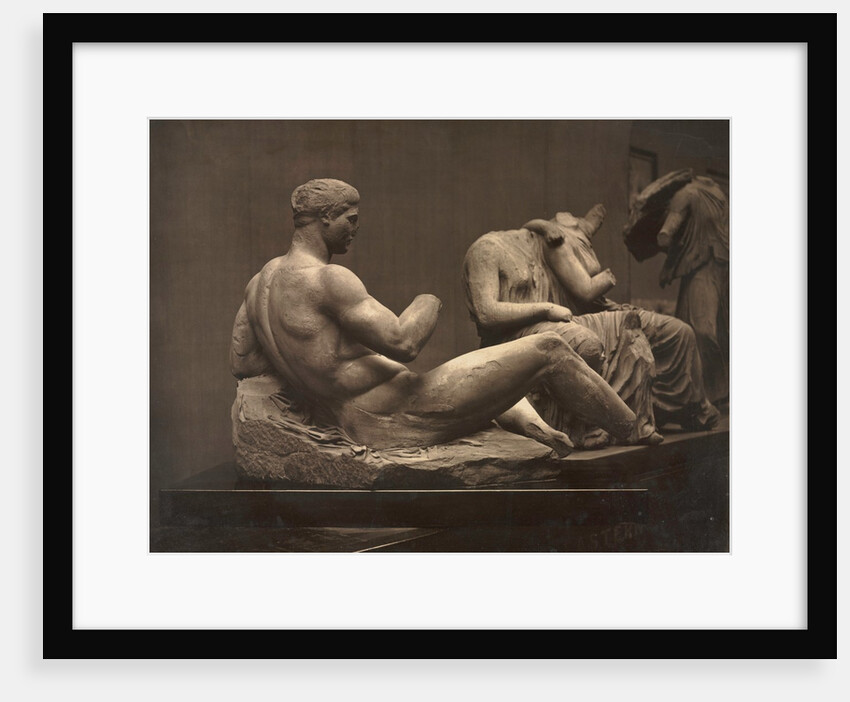 Sculptures from the Parthenon, British Museum, c. 1870s by Adolphe Braun