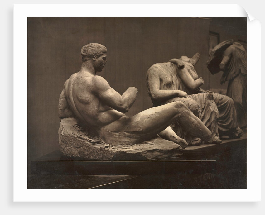 Sculptures from the Parthenon, British Museum, c. 1870s by Adolphe Braun