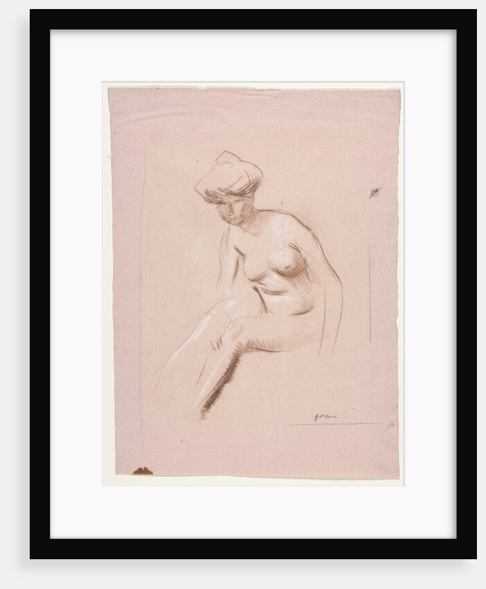 Seated Nude, fourth quarter 1800s or first third 1900s by Jean Louis Forain