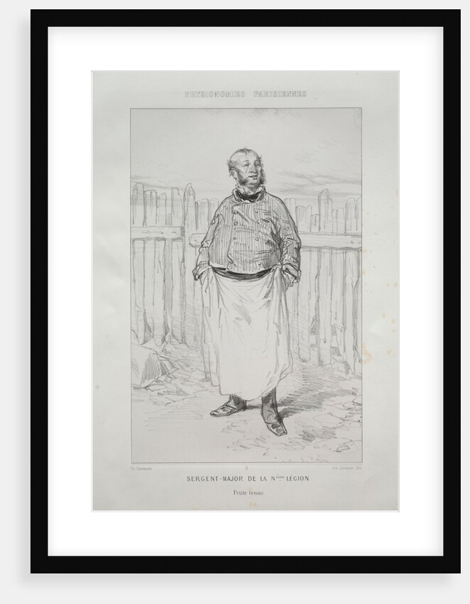 Sergent - Major de la Nième Légion by Paul Gavarni