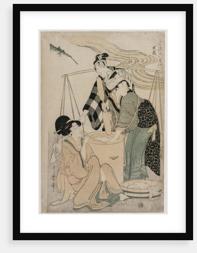 Settsu Province from the series Fashionable Six Jewel Rivers, c. 1804 by Kitagawa Utamaro
