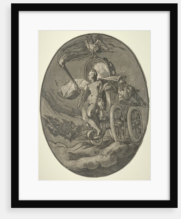 Seven Deities: Nox, 1588-1590 by Hendrick Goltzius