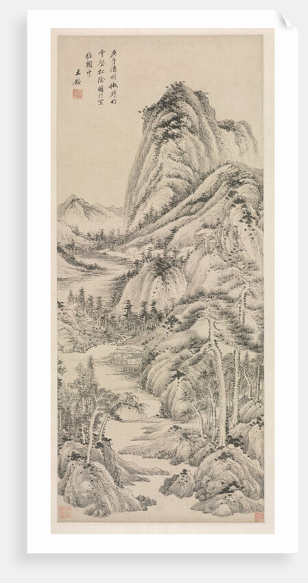 Shade of Pines in a Cloudy Valley, 1660 by Wang Jian