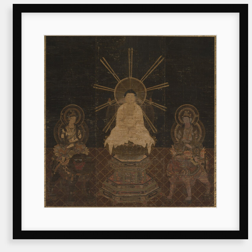 Shaka attended by Fugen and Monju, 1185-1333 by Unknown