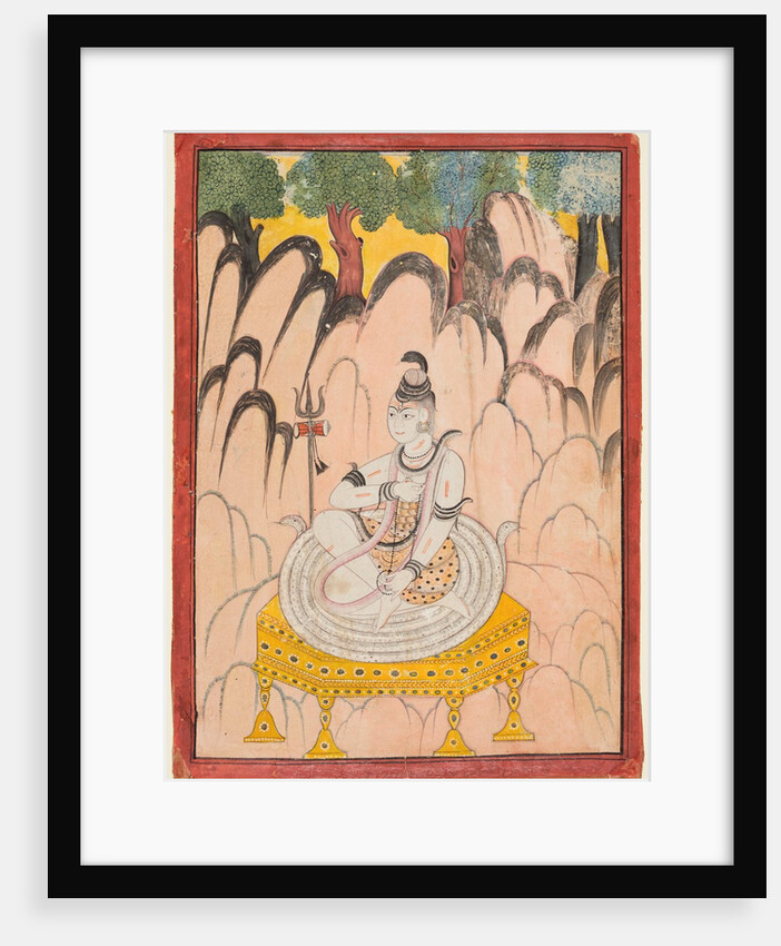 Shiva seated on a Throne in a landscape, c. 1760 by Unknown