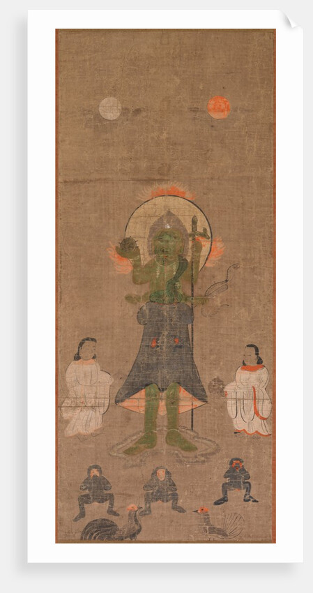 Shomen Kongo: The Blue-Faced Kongo, 17th century by Unknown