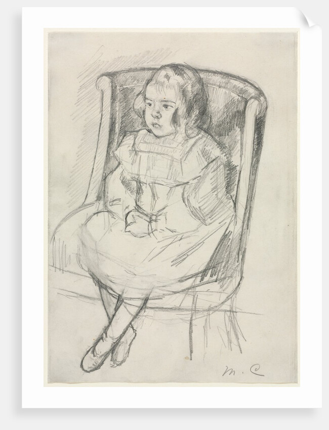 Simone Seated, c. 1903 by Mary Cassatt