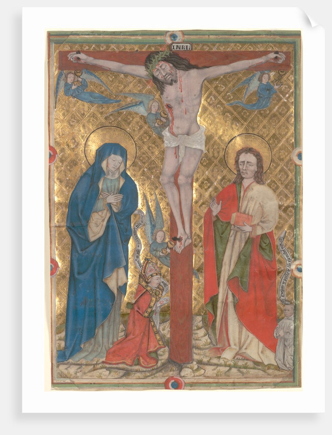 Single Leaf from a Missal: The Crucifixion, c. 1480 by Unknown