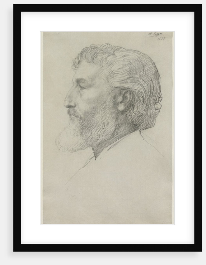 Sir Frederick Leighton, 1878 by Alphonse Legros