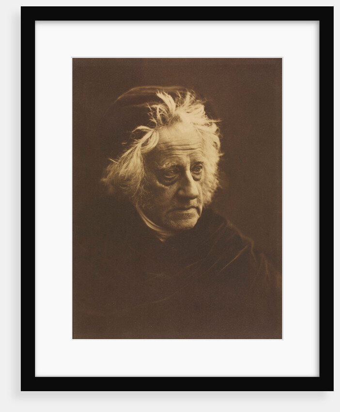 Sir John Herschel, 1867 by Julia Margaret Cameron