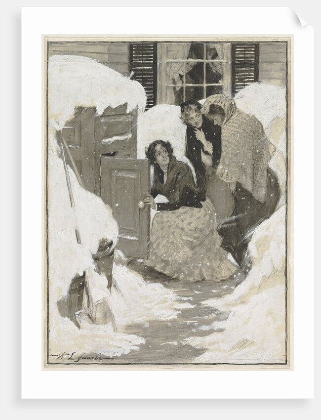 Sketch for a Book Illustration by William Leroy Jacobs