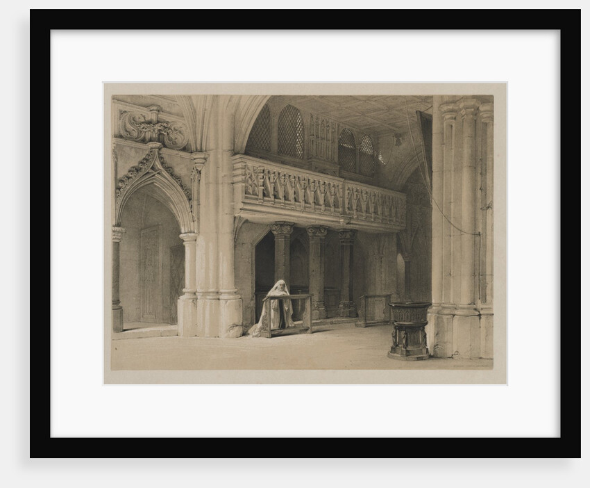 Sketches in Belgium and Germany, Volume I: Nönnberg Convent, Salzburg, 1840 by Louis Haghe