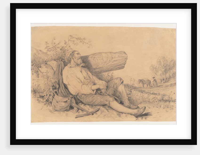 Sleeping Field Worker, 1842 by Dominque Louis Papety
