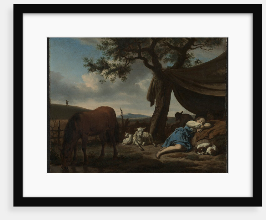 Sleeping Shepherds, 1663 by Adriaen van de Velde