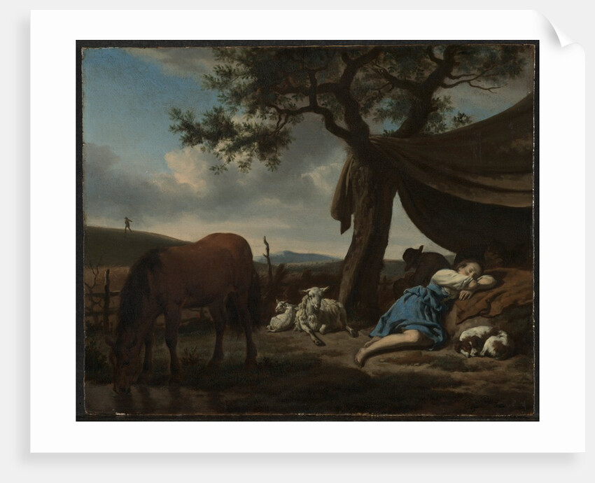 Sleeping Shepherds, 1663 by Adriaen van de Velde