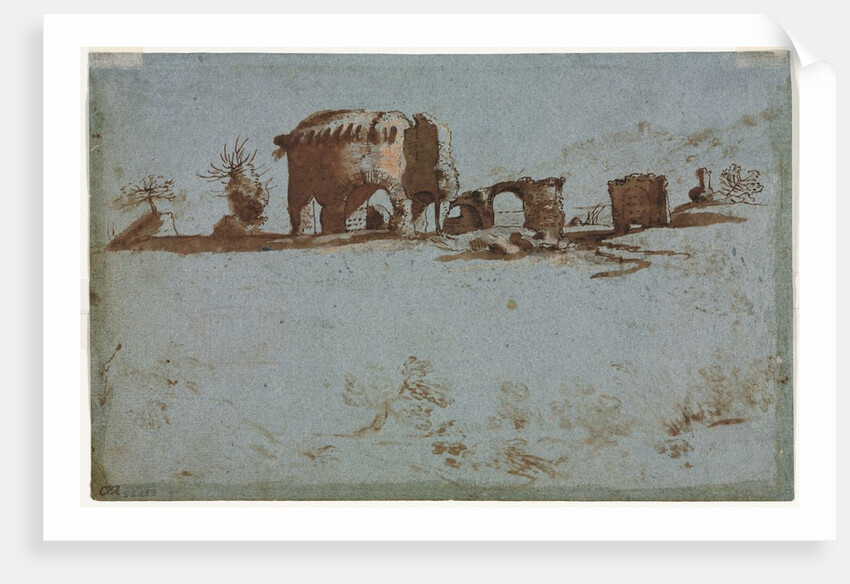 Small Group of Roman Ruins, c. 1650 by Unknown