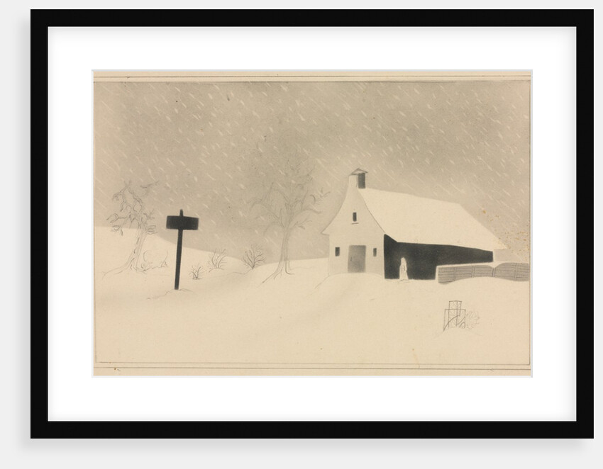 Snow Storm in Vermont by Mary Altha Nims