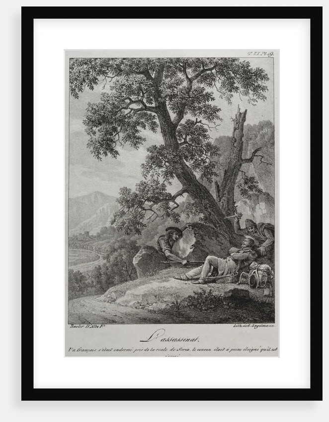 Spanish Campaign: The Assassination by Baron Louis Albert Guillain Bacler d'Alber