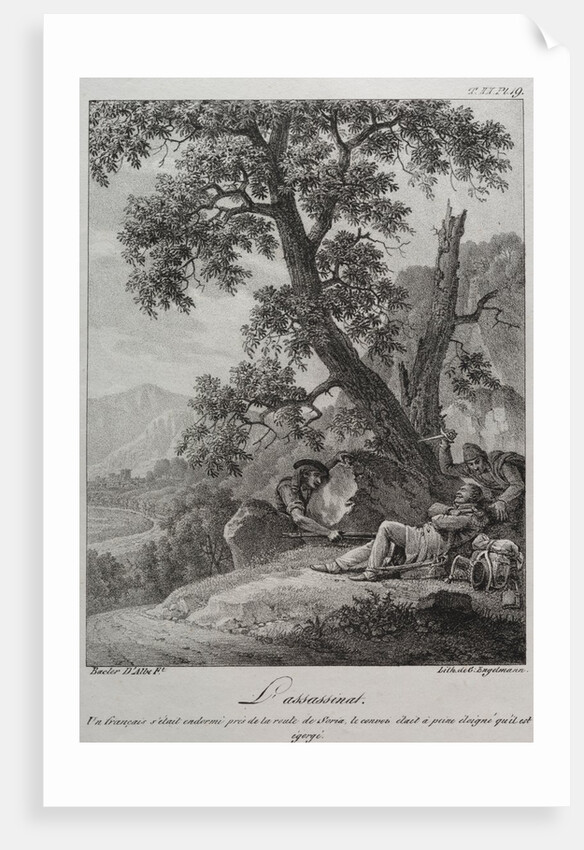 Spanish Campaign: The Assassination by Baron Louis Albert Guillain Bacler d'Alber