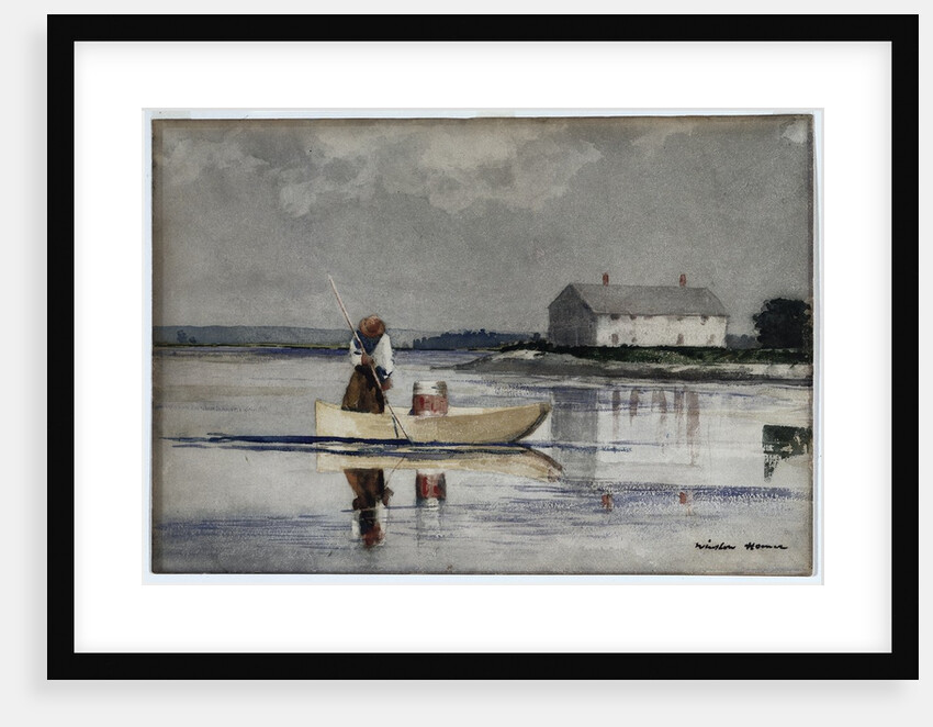 Spearing Eels, ? late 1800s by Winslow Homer