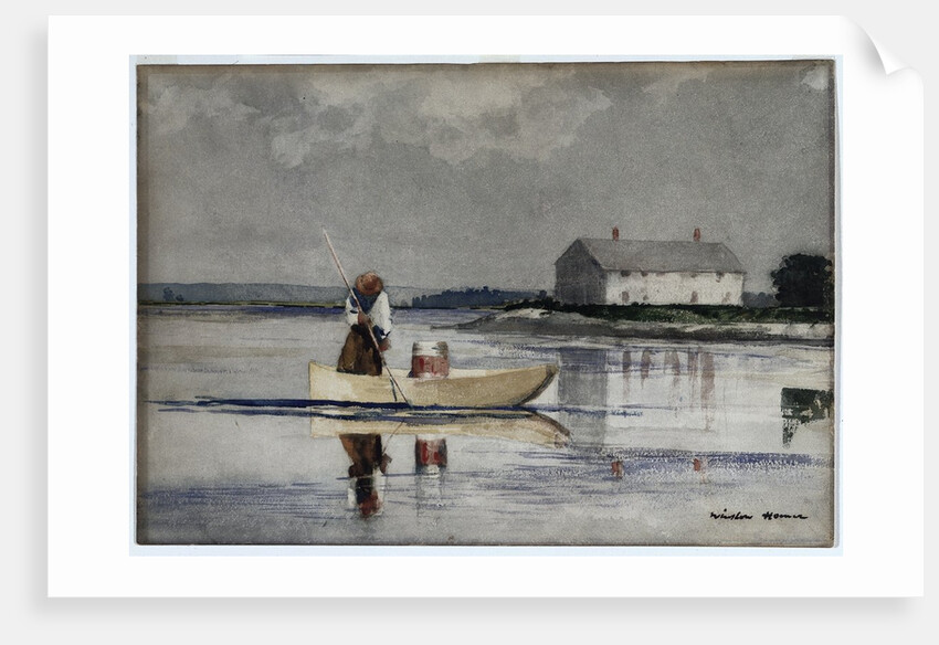 Spearing Eels, ? late 1800s by Winslow Homer