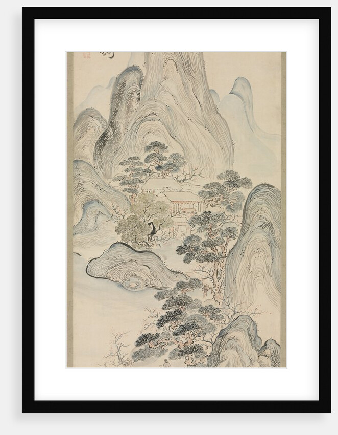 Spring Landscape, 1700s by Ike Taiga
