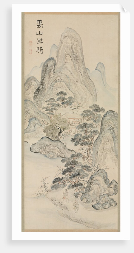 Spring Landscape, 1700s by Ike Taiga